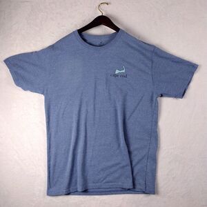 Vintage 90s Single Stitch Cuffy's Cape Cod Shirt Men's XL Cool Blue